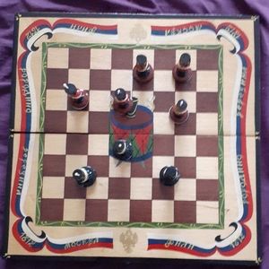 Vintage Russian Checkerboard